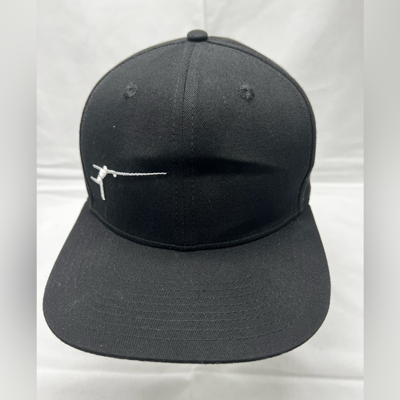 ECHO MAN BLACK FLAT BILL HAT new never worn - Picture 1 of 6